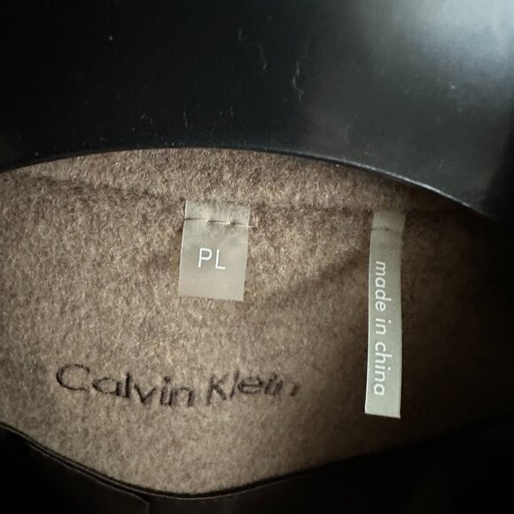 NWT Calvin Klein 62% Wool Coat Size PL - Picture 8 of 8